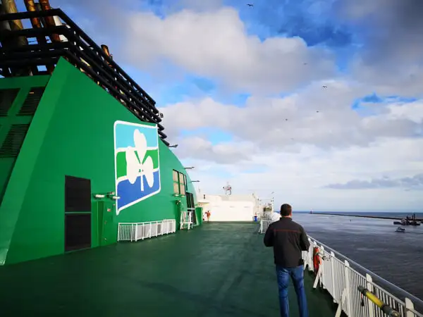 Irish Ferries im Hafen von Cherbourg