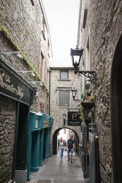 In den mittelalterlichen Gassen von Kilkenny