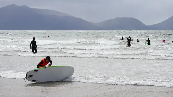 Surfer am Inch Beach