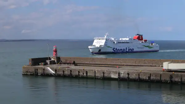 Stena Line Fähre am Hafen von Rosslare