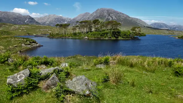 Pines Isle Viewpoint in Connemara