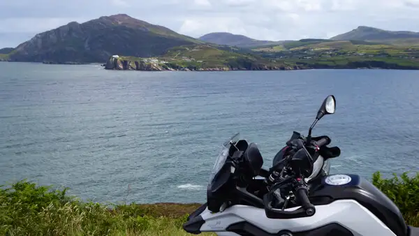 Motorrad an der Nordküste von Donegal