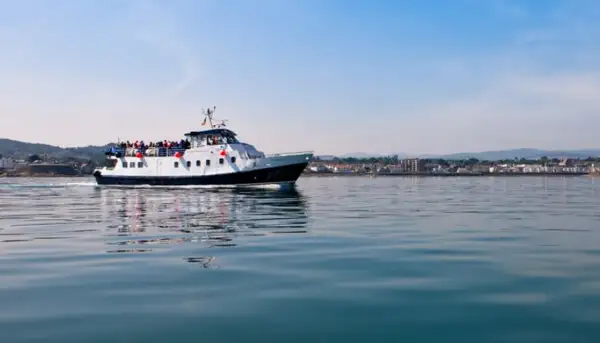 Ausflugsboot in der Dublin Bay