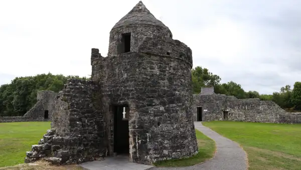 Kleiner Rundturm in Aughnanure Castle