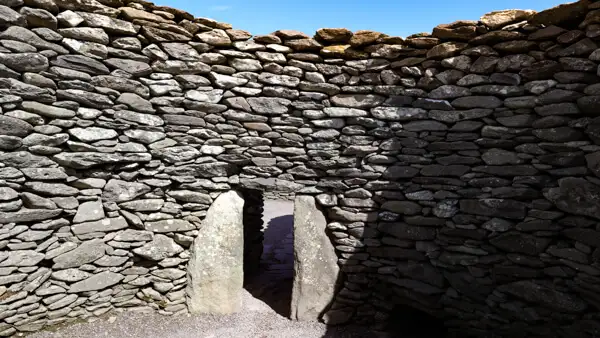 Beehive Hut von innen (Dingle Peninsula)