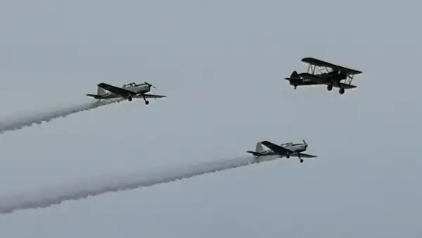 Klassische Flugzeuge auf der Bray Airshow