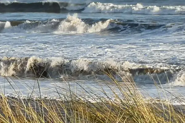 Wellen am Strand