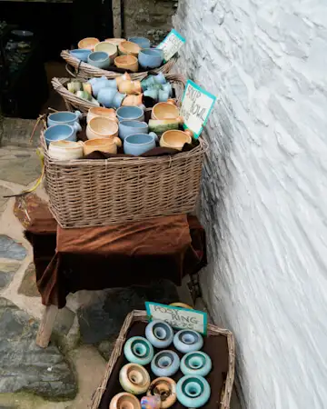 Pottery in Tintagel, Cornwall