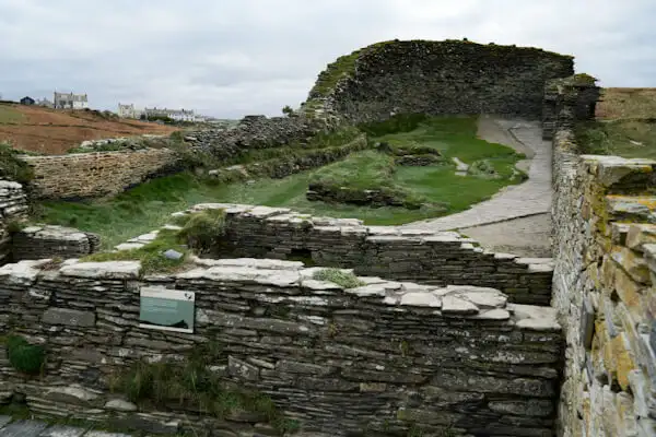 Vordere Festung am Tintagel Castle, Cornwall