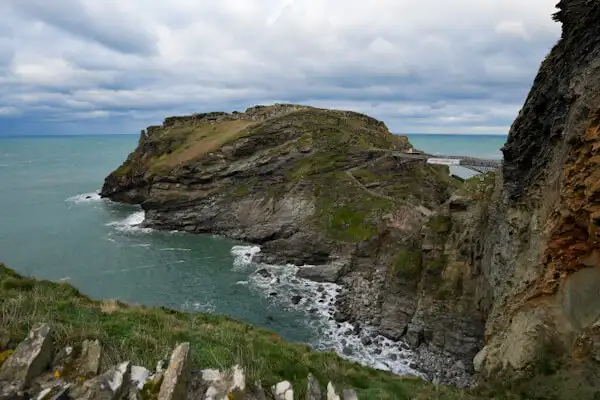 Brücken am Tintagel Castle, Cornwall