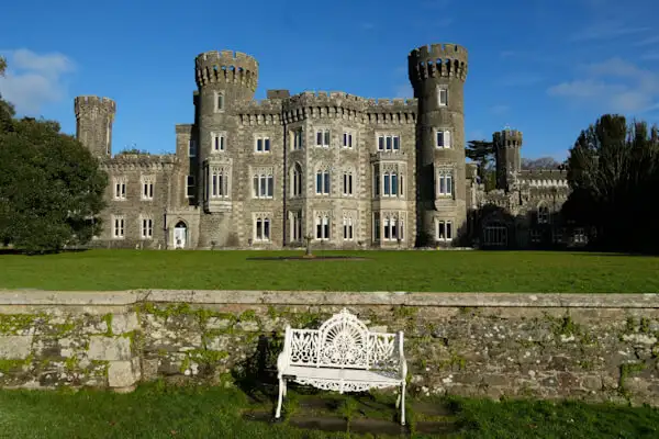 Sonne auf Johnstown Castle