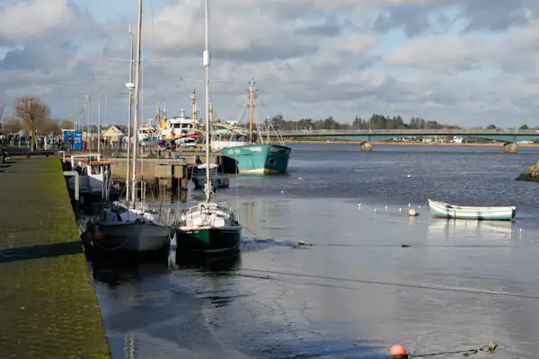 Boote im Hafen von Wexford