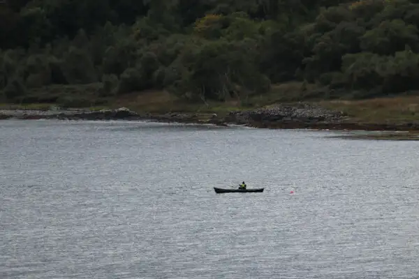 Angler vor der Küste von Mull