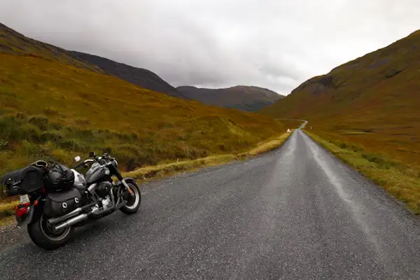 Bergstraße auf der isle of Mull