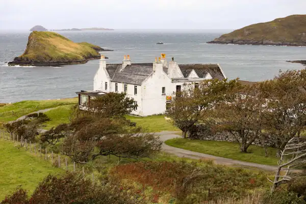 Haus an der Skye Küste