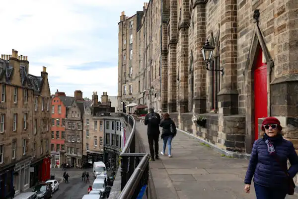 Auf dem Victoria Tier in Edinburgh