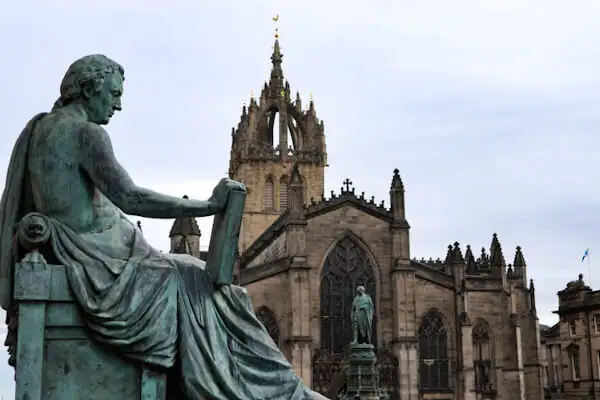 An der St Giles Cathedral Edinburgh