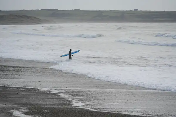 Surfer am Strand von Tramore