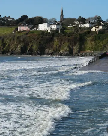 Hohe Flut bei Tramore