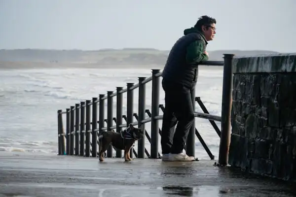 Spaziergänger in Tramore