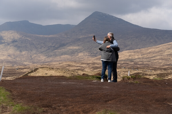 Selfie im Tal von Glencoe