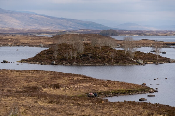 Aussicht ins Rannoch Moor