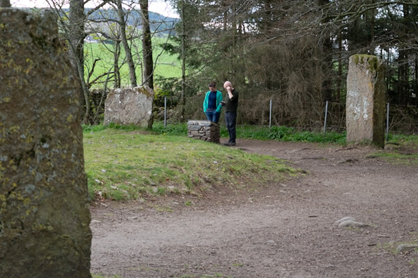 Es gibt einiges Interessantes zu Lesen in den Clava Cairns