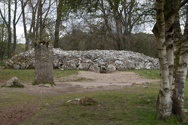 Ein Passage Cairn Tomb in Clava Cairns