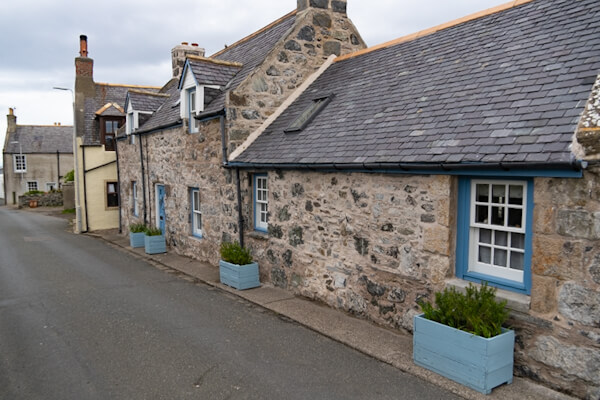 Schöne alte Häuser in Portsoy