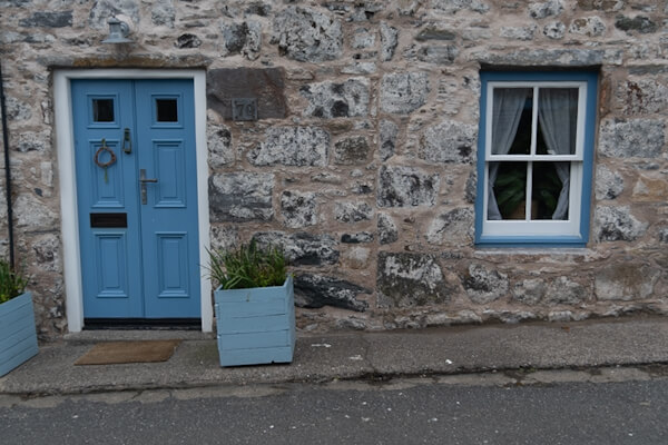 Typisches altes Haus in Portsoy