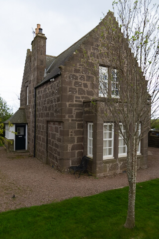 Haus am Eingang zum Dunnottar Castle