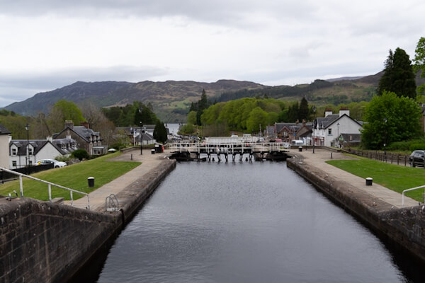Schleusen am Caledonian Canal in Fort Augustus