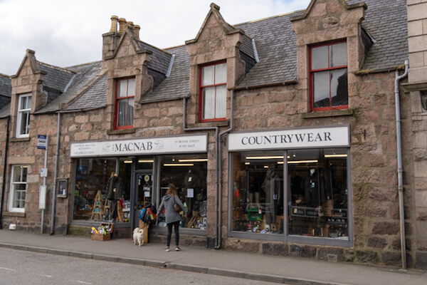 Shopping in der Royal Deeside