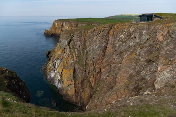 Mächte Klippen am Restaurant vom Mull of Galloway
