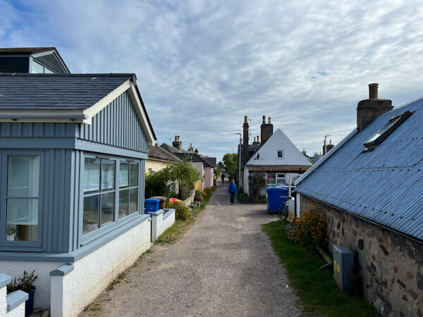 In den Gassen von Findhorn