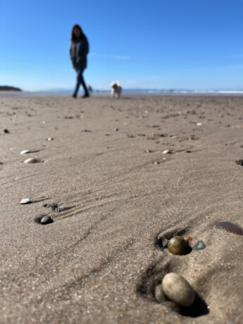 Endloser Sandstrand vor Findhorn
