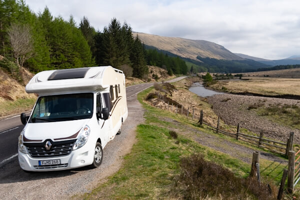 Womo unterwegs in den Highlands