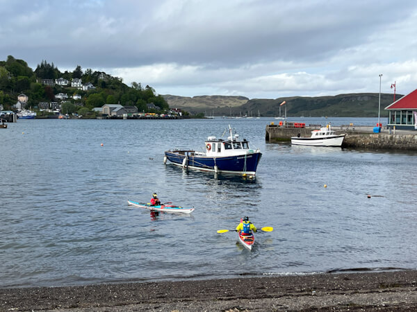 Kajaks in Oban
