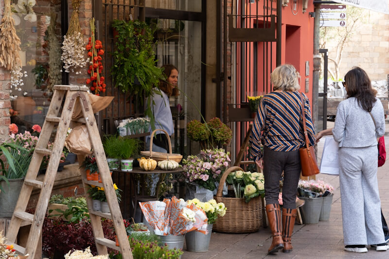 Blumenladen in der Altstadt (Perpignan)