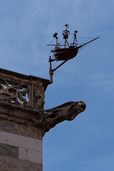 Detail an der Loge de mer de Perpignan