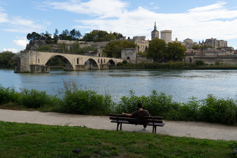 Die berühmte Brücke von Avignon