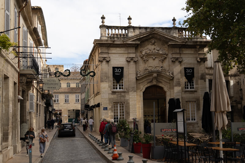 In der Altstadt von Avignon