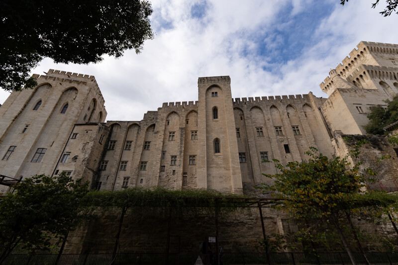 Rückseite des Papstpalastes