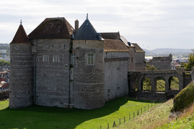 Am Chateau de Dieppe (Normandie)