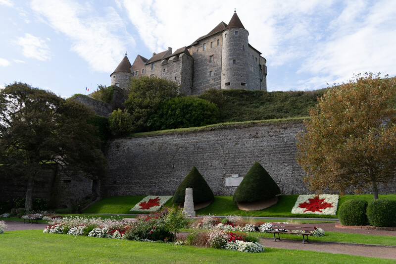 Am Kanada-Memorial in Dieppe (Normandie)
