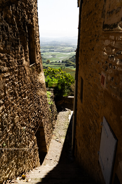 Schmale Gassen und Treppen (Gordes)