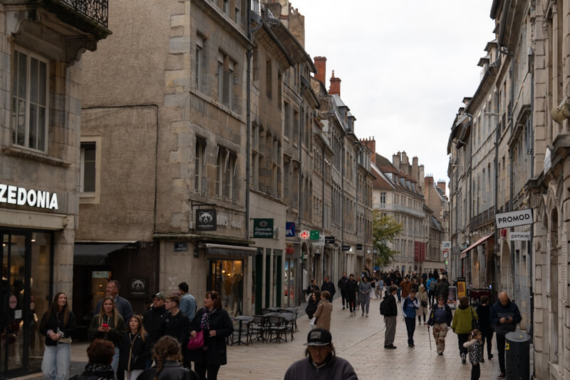 Fussgängerzone in Besancon
