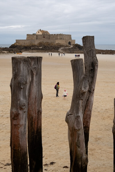 Fort National am Strand vor Saint-Malo
