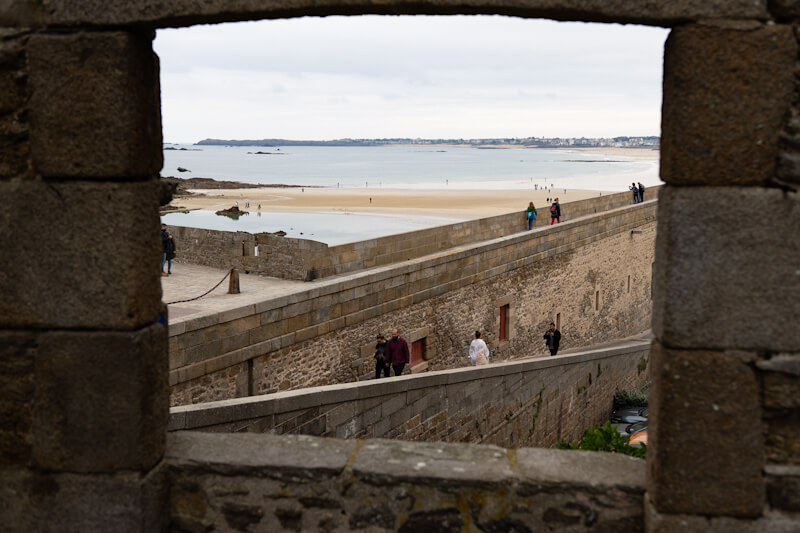 Auf der Stadtmauer (Saint-Malo)