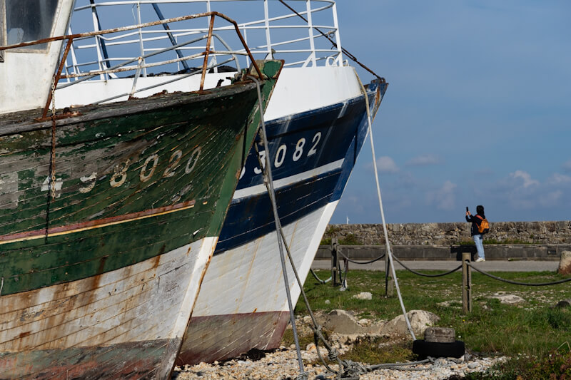 Alte Fischerboote in Camaret-sur-Mer (Bretagne)